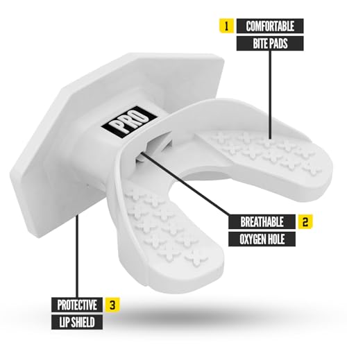 Football Mouth Guard with Interchangeable Strap - Comfortable Fit