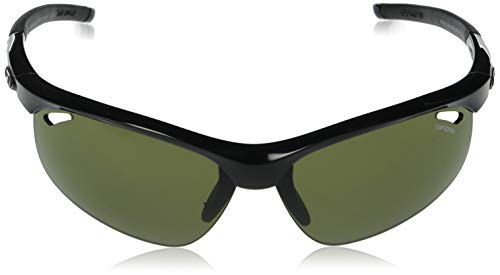 Tifosi Veloce Half-Frame Sunglasses for Baseball Cycling Golf Gloss Black