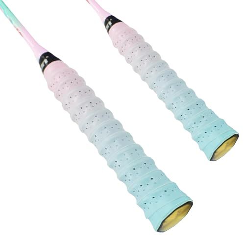 Racquet Grip Tape - 2pcs Overgrip for Tennis, Badminton, Squash - Blue