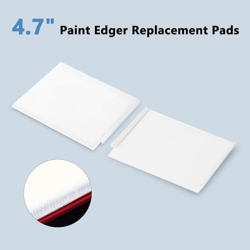 Paint Edger Replacement Pads - Pad Refills for Edger - Replacement Pad Refills for Paint Edger Tool (6 Pack)