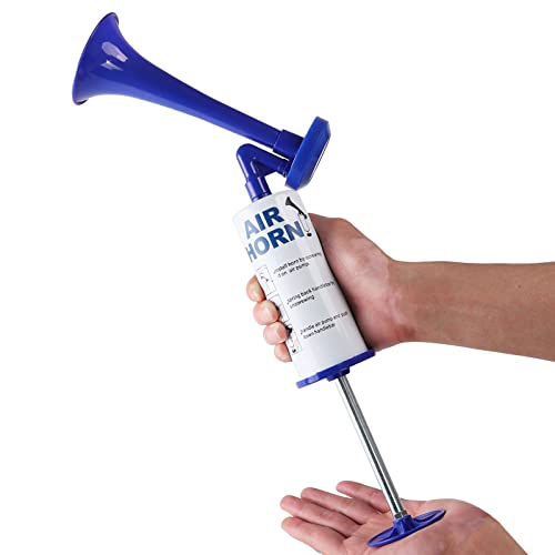 AOLIHAN Blue Handheld Air Horn for Safety, Boat, Camping, Industrial Use
