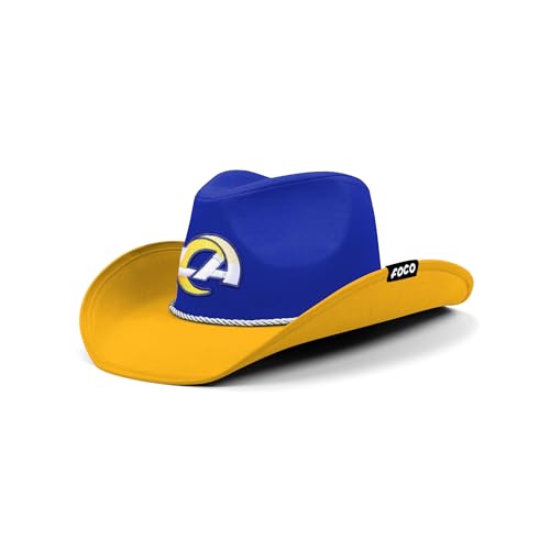Los Angeles Rams Two Tone Cowboy Hat - Unisex Adult