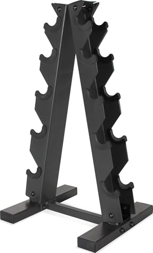 A-Frame Dumbbell Rack - Holds 5-25lb Weights