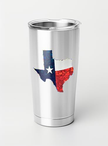 Texas State Flag Reflective Car Decal - 3.25"