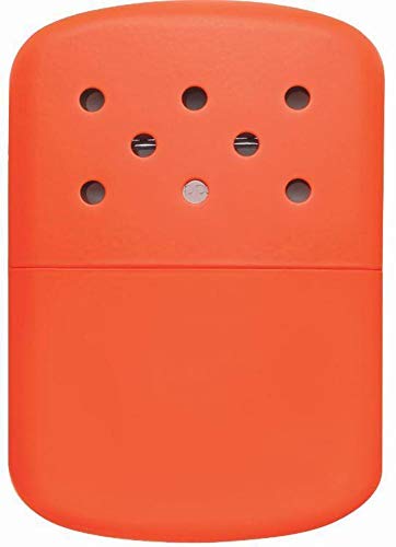 Zippo Refillable 12-Hour Hand Warmer - Orange, Flameless & Reusable