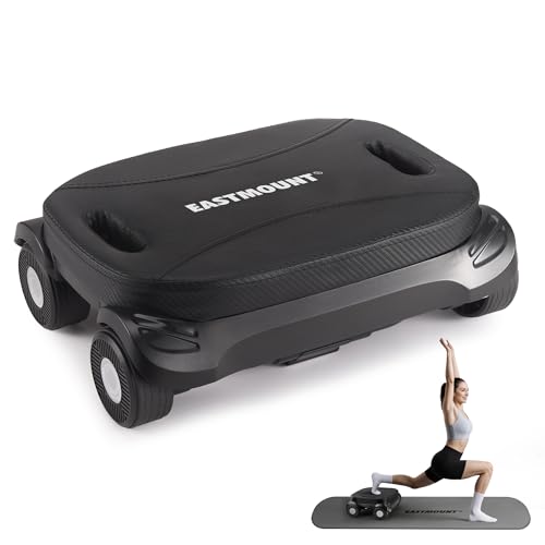 Pilates Reformer Board - Automatic Ab Roller for Home Workout - Black