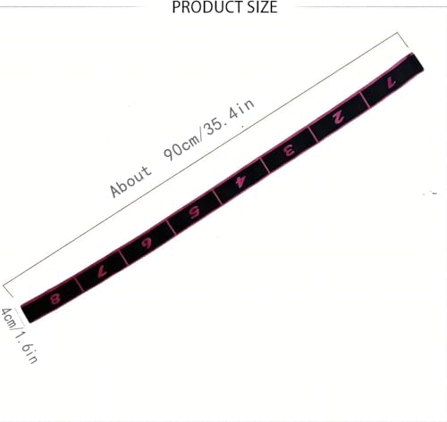 Fitness Resistance Bands with Handles for Stretching - Rose Pink