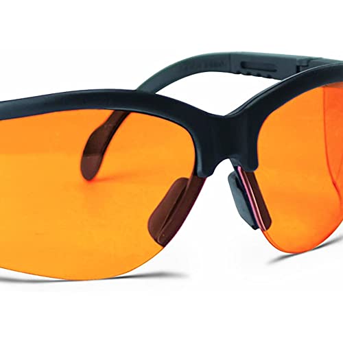 Sport Shooting Safety Glasses - Polycarbonate Lenses - Amber