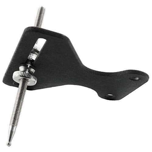 Single Pin Archery Bow Sight - Adjustable Black Aiming Sight
