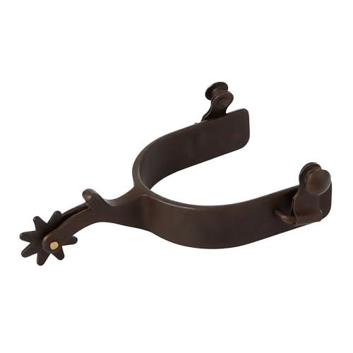 Weaver Leather Men's Equestrian Spur with Antiqued Finish 2-Inch Shank