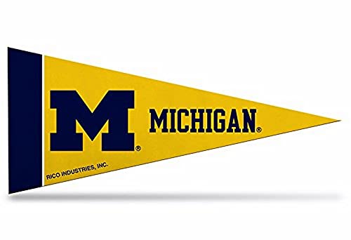 Michigan Wolverines Mini Pennant - 4x9 Inch Felt Decor