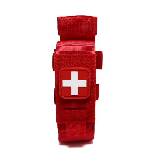Molle Tactical Medical Tourniquet Holster Pouch - Red 1 pc