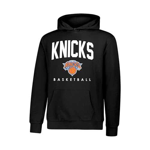 NBA Official Teamster Hoodie Sweatshirt - New York Knicks - Black - 10-12