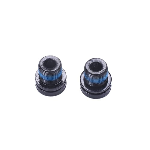M15 Crank Arm Bolts for E-Bikes - Steel 2PC Set - Black