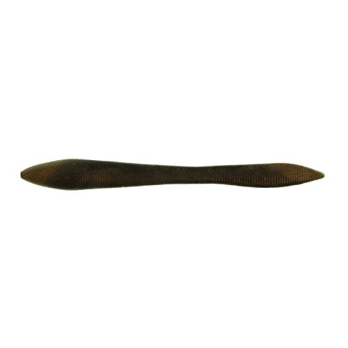 Jumbo Leech Soft Bait - Black Olive, 5 Inch Fishing Lure