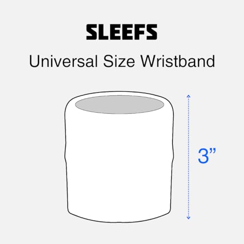 Drip Wristband - Cross White Cotton Blend for Comfort