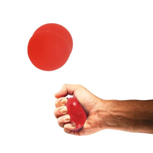 THERABAND XL Soft Hand Exerciser Ball - Red, Grip Strength & Rehab Tool