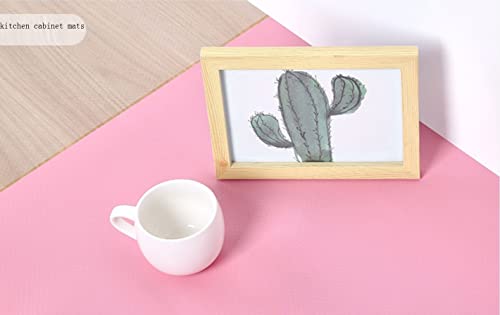 Non-Adhesive Shelf Liner - Pink, 11.9" x 59" - Easy Clean & Trim