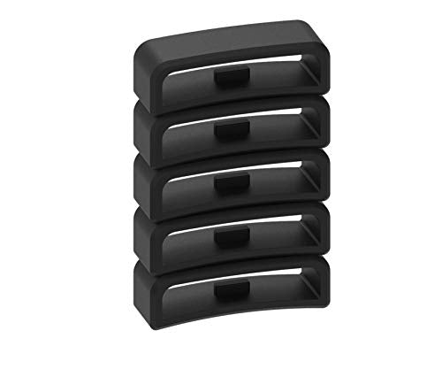 Silicone Fastener Rings for Garmin Vivoactive HR & Forerunner 910XT - Pack of 6