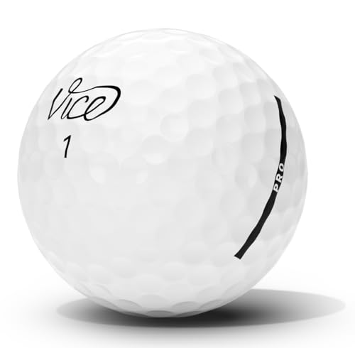 Vice Pro Golf Balls - White - 3 Piece Urethane Cover
