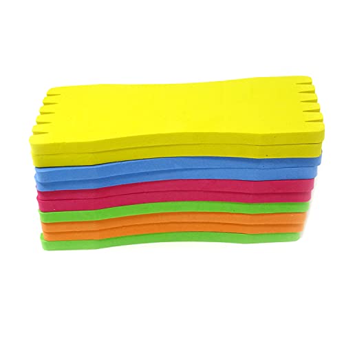 Fishing Line Foam Board Spools - 10 Pack for Leaders & Hooks
