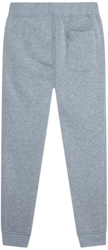 Fleece Jogger Pants for Little Boys - Heather Grey (Ages 4-7)