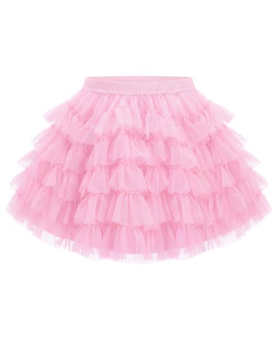 Stelle Pink 4-5T Toddler Girls Tutu Skirt Layered Tulle Ballet Dancewear