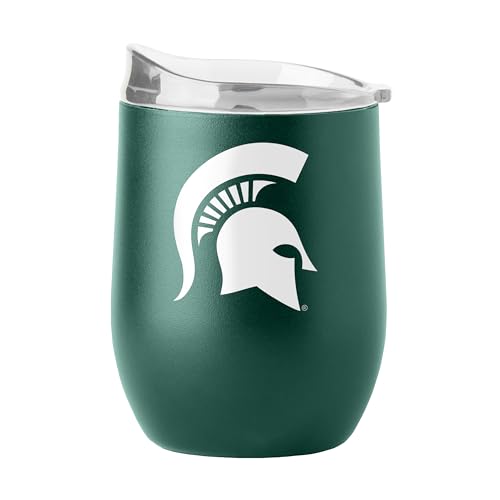 16 oz Curved Beverage Tumbler - Michigan State Spartans