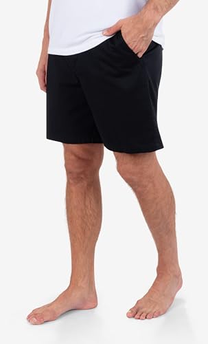 Hurley Men's Icon Cotton Walk Short 8" Inseam 19" Outseam Black, Button Closure