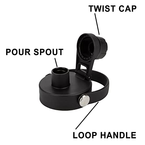Wide Mouth Replacement Lid with Flexible Handle - Classic, 1 Pack