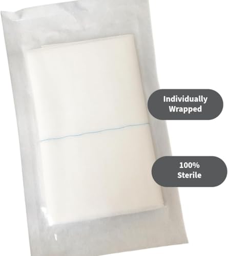 Vakly ABD Pads 5x9 Sterile – 100 Pack, Extra Absorbent Non-Adherent Wound Dressings