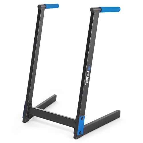 Dip Station for Bodyweight Training - Black/Blue