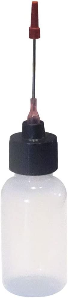 1 oz Dispensing Bottles with Stainless Steel Needle Tips - 2 Pack