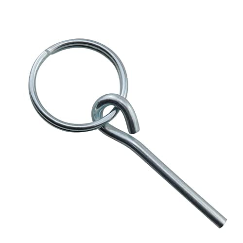 Stainless Steel Tent Pole Rings with 2 Pins - 4pcs Set