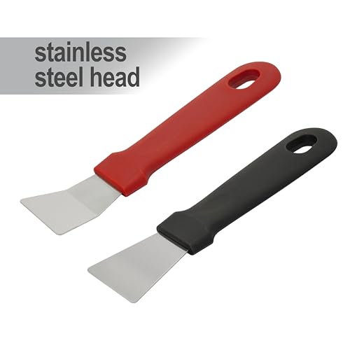 Generic 5Pcs Wire Brush and Scraper Set, Stainless Steel, Brass, Nylon Bristles, 3 Large Brushes, 2 Scrapers, Effortless Handling, Versatile Cleaning, Rust, Paint, Grease Removal