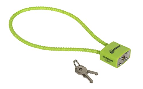 15 Inch Cable Gun Lock - California DOJ Approved, Green - One Size