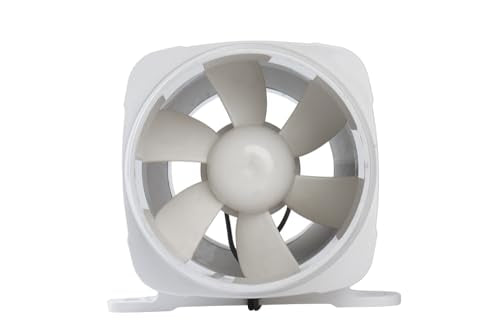 SEAFLO 4-Inch Marine Bilge Air Blower - 270 CFM, Ultra-Quiet 12V Yacht Ventilation
