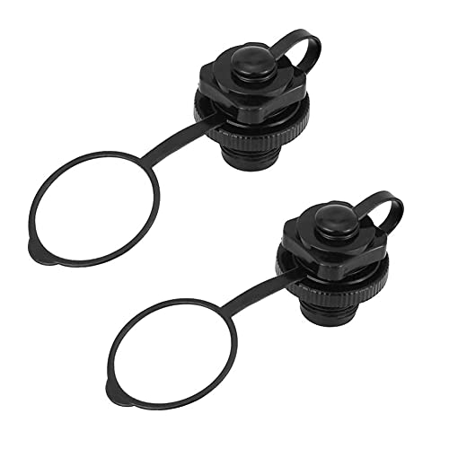 Inflatable Boat Air Valve,2PCS Replacement Caps Spiral Plugs 0ne-Way