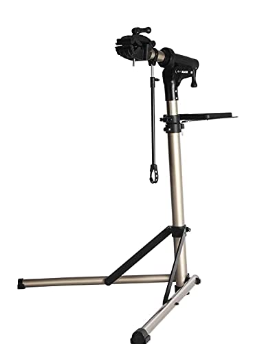Bike Repair Stand for Home Mechanics - 360° Rotatable Clamp, Champagne
