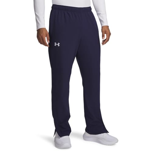 Under Armour Men's Hockey Warm Up Pants XL Midnight Navy & White Water-Resistant