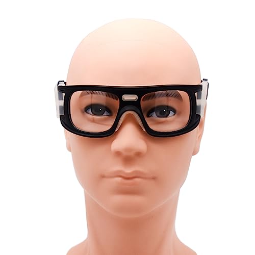 Sports Goggles for Men & Women - Black Shock-Resistant Glasses