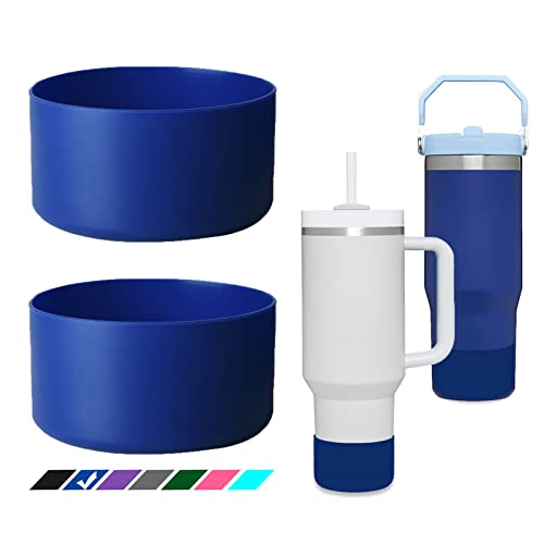Silicone Water Bottle Boot for Stanley Quencher 30oz & 40oz - Blue