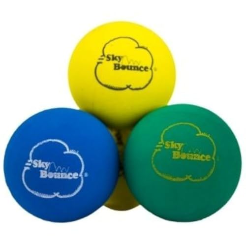 Color Rubber Handballs - 2 1/4-Inch Assorted, 12 Count