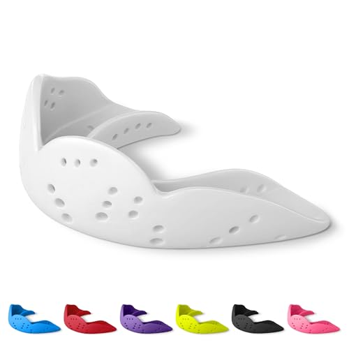 Aero Mouthguard - Ultra Slim, Remoldable, Non-Toxic Protection for Lacrosse, Football, and Hockey