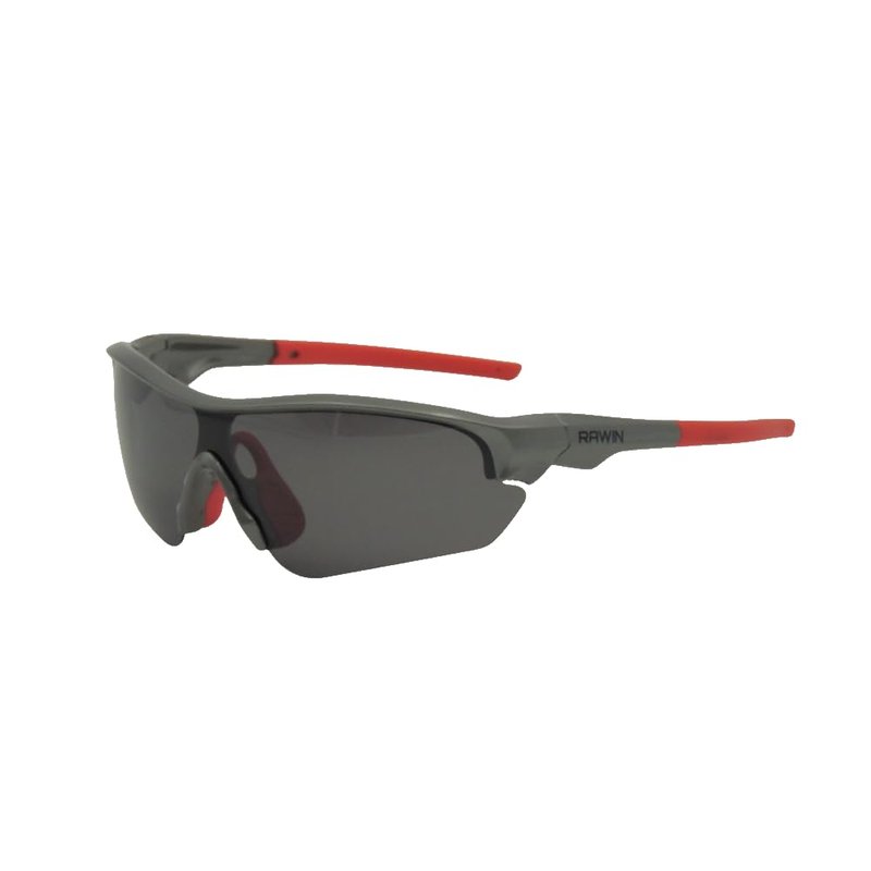 RAWIN Sport Sunglasses for Cycling, Running and Active Lifestyles I Lightweight and Durable Design (Polarized Smoke Lens)