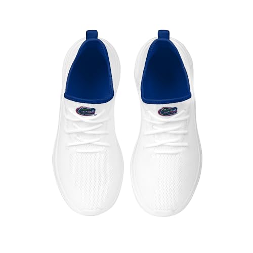 Women's White Florida Gators Team Logo Athletic Sneakers