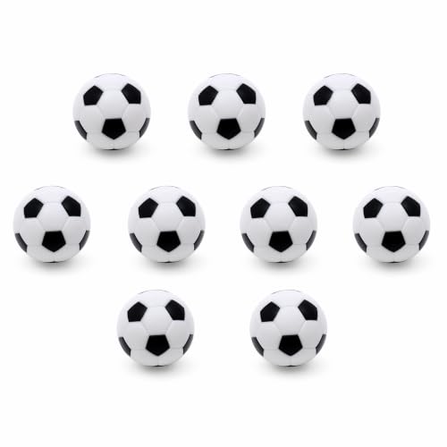 36mm Foosball Replacement Balls - Standard Tabletop Soccer Game - 9 Pack