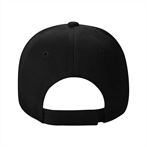 Custom Personalized Baseball Cap - Add Your Own Photo Text Logo - Black