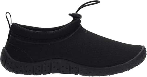 Amphibious Water Shoes for Big Kids - All Black, Slip-On Design