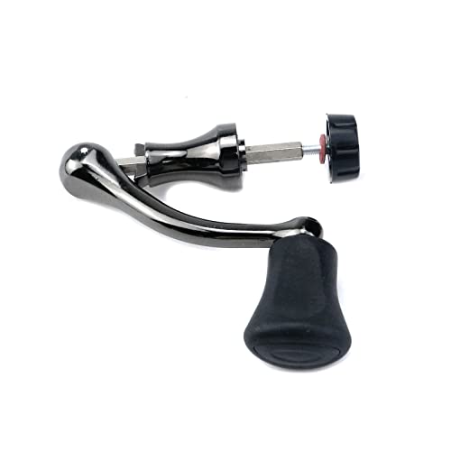 Metal Fishing Reel Handle - Medium Dark Grey, Easy Installation